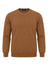 Blu Cashmere Maglia Uomo a girocollo / Caramello