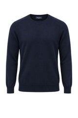 Blu Cashmere Maglia Uomo a girocollo / Navy