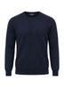 Blu Cashmere Maglia Uomo a girocollo / Navy