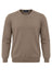 Blu Cashmere Maglia Uomo a girocollo / Nocciola