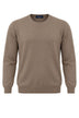 Blu Cashmere Maglia Uomo a girocollo / Nocciola