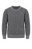 Blu Cashmere Maglia Uomo a girocollo in muliné / Grigio