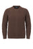 Blu Cashmere Maglia Uomo a coste / Cioccolato