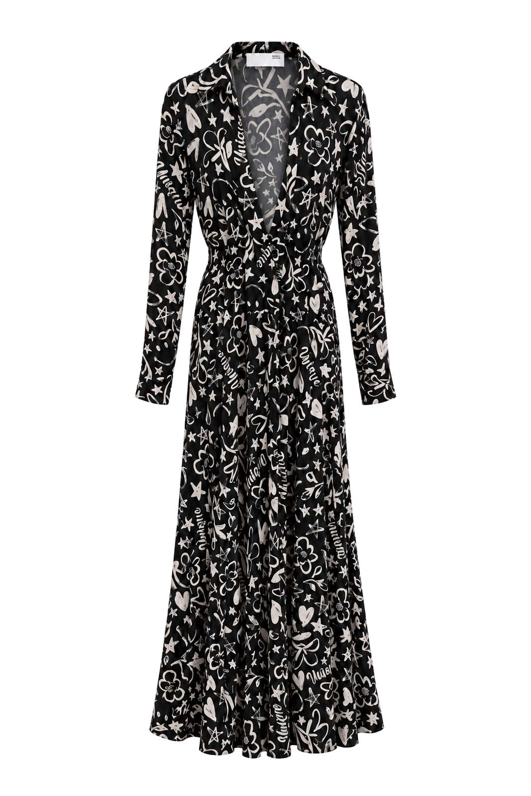 Brand Unique Abito Donna in crepe stampato