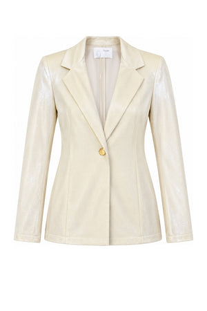 Brand Unique Blazer Donna monopetto in ciniglia