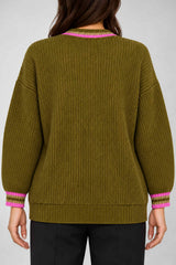 Brand Unique Cardigan Donna Scollo a V Profondo