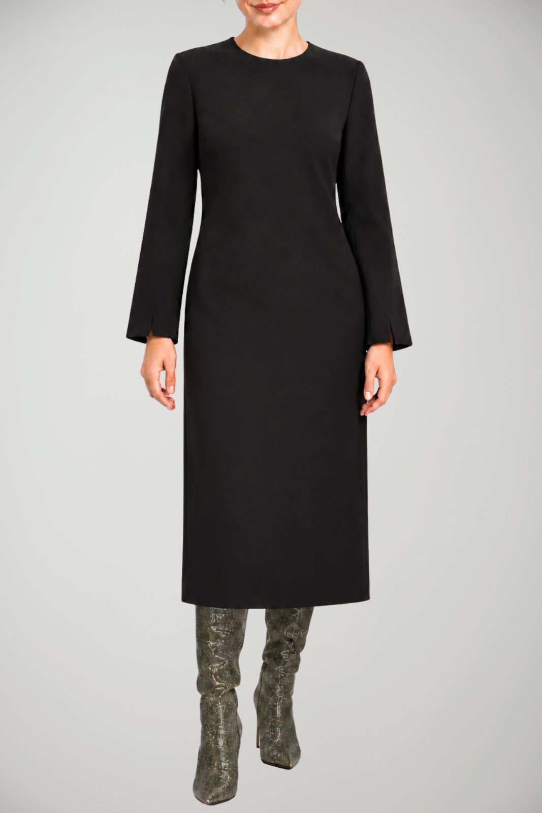 Brand Unique Abito Donna con zip posteriore