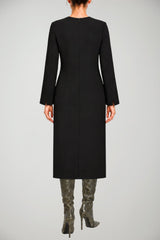 Brand Unique Abito Donna con zip posteriore