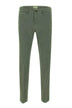 Pantaloni chino da uomo Briglia fronte verde militare