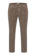 Briglia 1949 men's slim fit micro-textured velvet chinos
