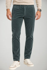 Briglia 1949 Pantaloni Uomo Chino in Velluto Slim Fit