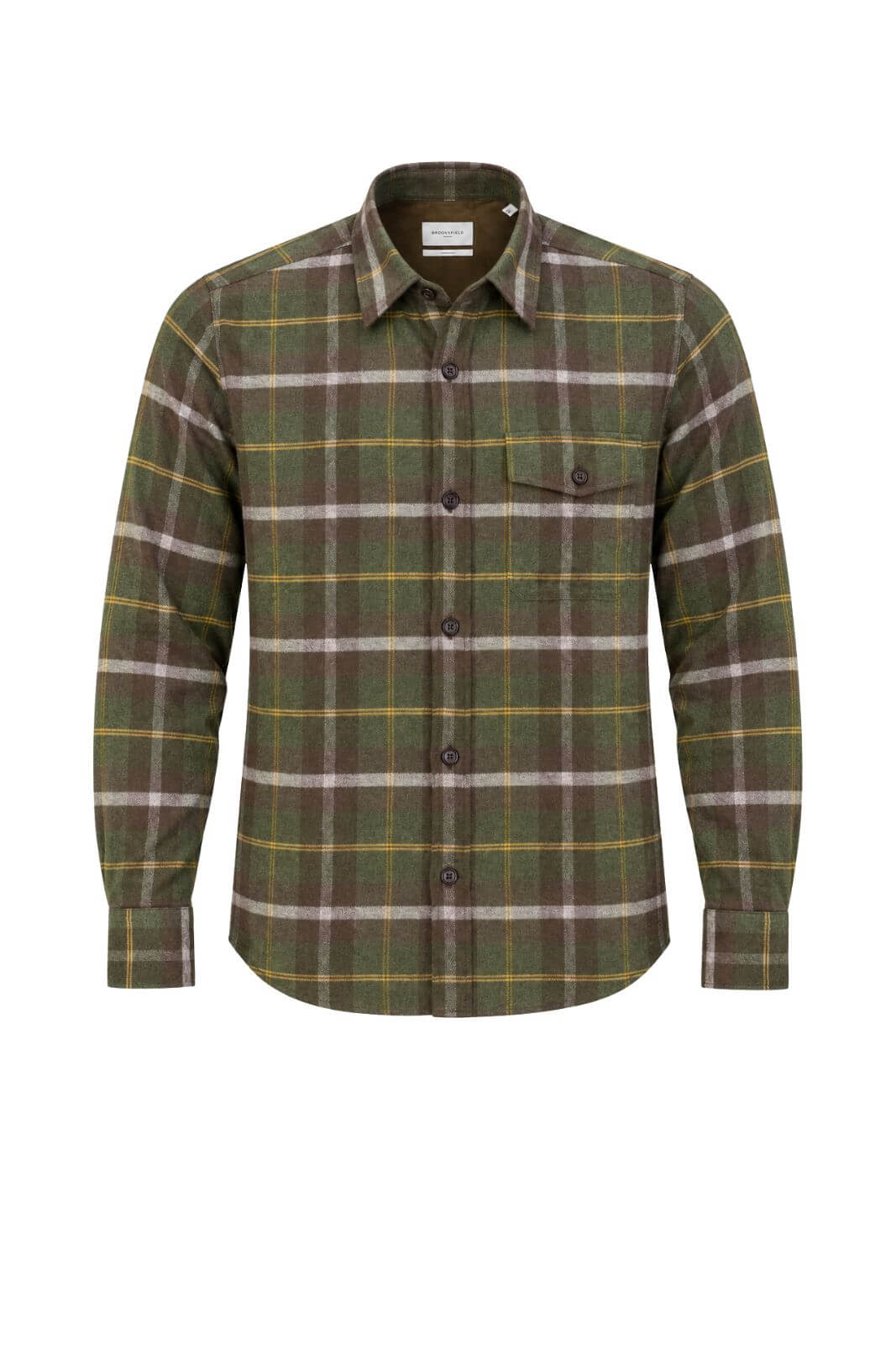 Brooksfield Camicia Uomo overshirt in flanella