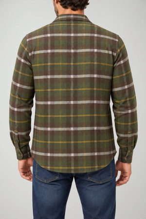 Brooksfield Camicia Uomo overshirt in flanella