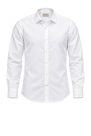 Brooksfield Camicia Uomo Slim Fit in popeline