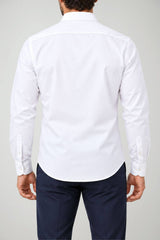 Brooksfield Camicia Uomo Slim Fit in popeline
