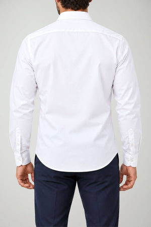 Brooksfield Camicia Uomo Slim Fit in popeline