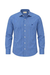 Brooksfield Camicia Uomo Slim Fit Striped / Royal