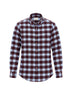 Brooksfield Camicia Uomo Slim Fit Check in flanella