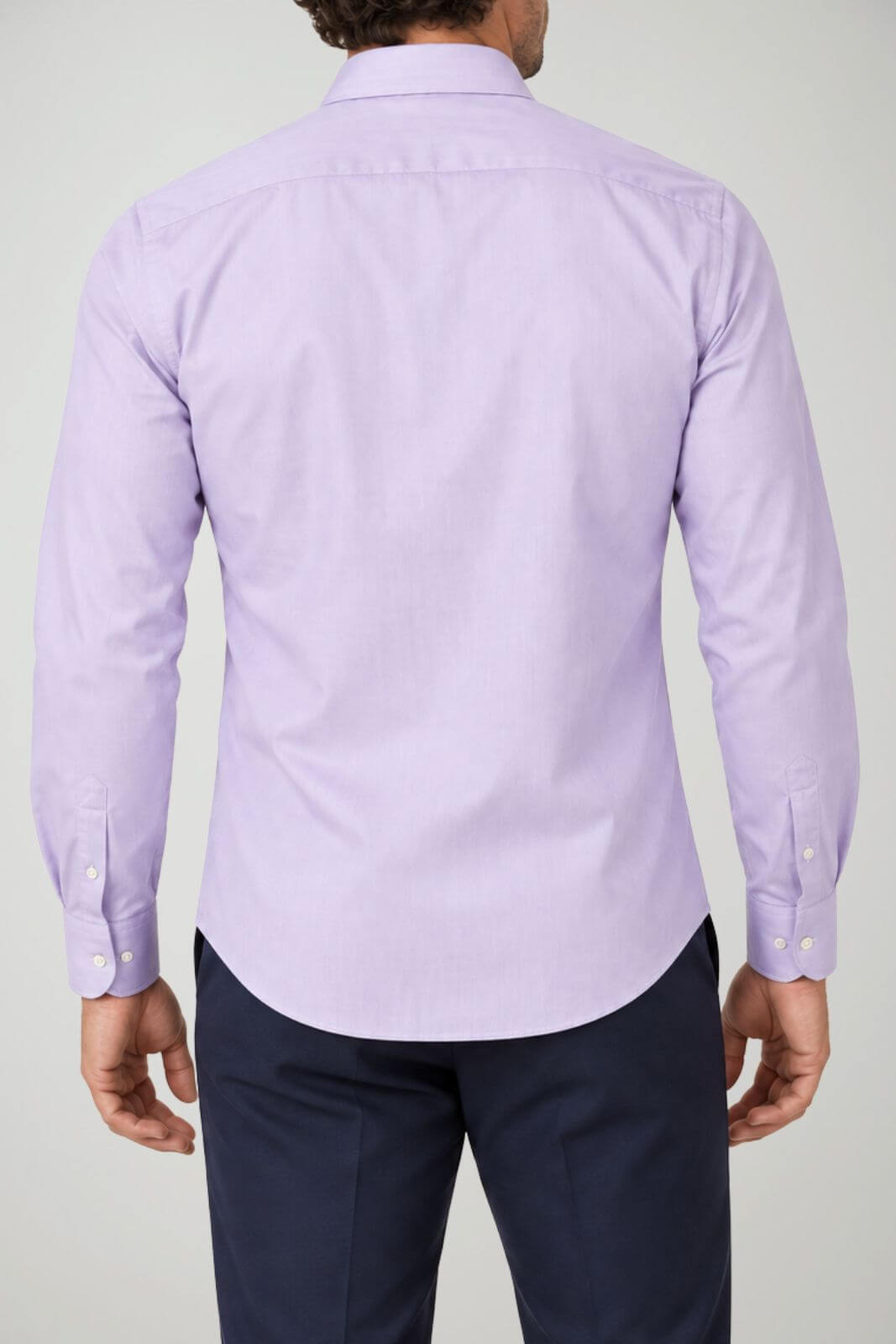 Brooksfield Camicia Uomo Slim Fit micropattern / Ciclamino