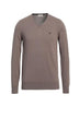 Maglia da uomo Brooksfield scollo a V con logo fronte