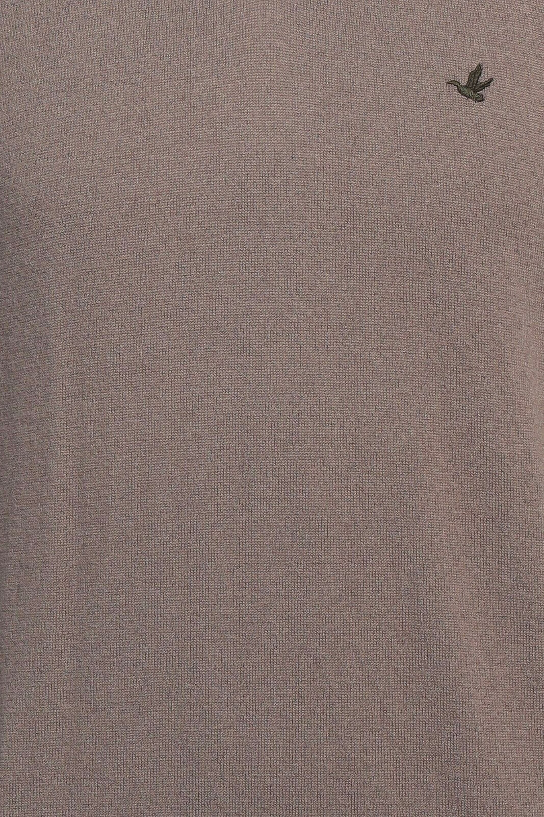 Maglia da uomo Brooksfield scollo a V con logo dettaglio