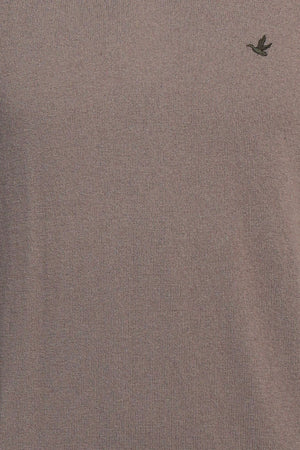 Maglia da uomo Brooksfield scollo a V con logo dettaglio