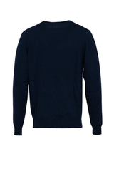 Maglia da uomo Brooksfield in lana a girocollo con logo retro