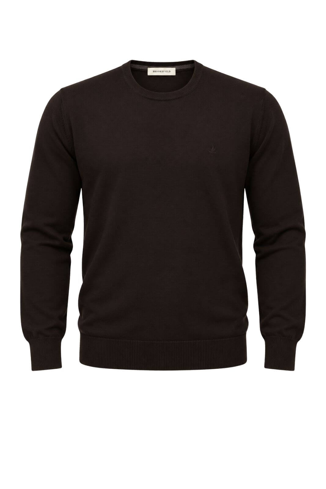 Brooksfield Maglia Uomo in lana / Castagno