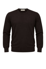 Brooksfield Maglia Uomo in lana / Castagno