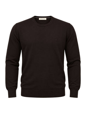 Brooksfield Maglia Uomo in lana / Castagno