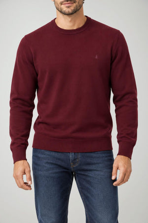 Brooksfield Maglia Uomo in lana / Bordeaux