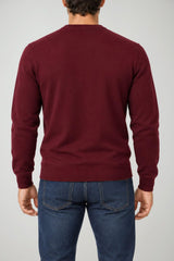 Brooksfield Maglia Uomo in lana / Bordeaux