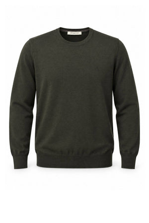 Brooksfield Maglia Uomo in lana / Oliva