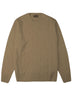 Maglione Brooksfield da uomo in lana a trecce fronte tortora
