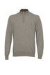 Cardigan mezza zip da uomo Brooksfield fronte
