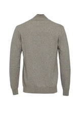 Cardigan mezza zip da uomo Brooksfield retro