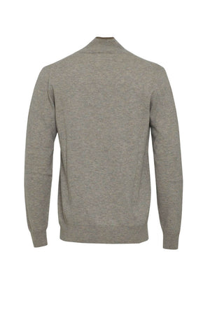 Cardigan mezza zip da uomo Brooksfield retro