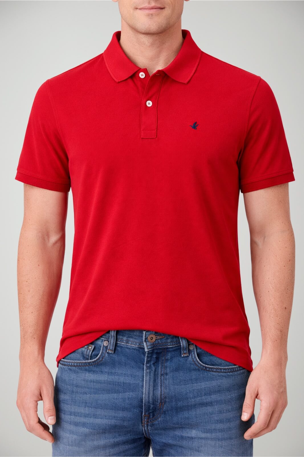 Polo da uomo Brooksfield in piquè con logo