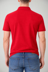 Polo da uomo Brooksfield in piquè con logo