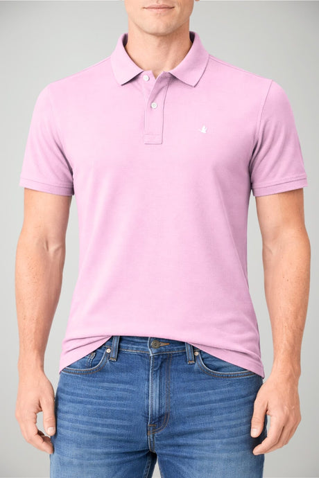 Polo da uomo Brooksfield in pique con logo