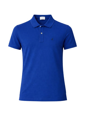 Polo uomo Brooksfield in pique con logo e maniche corte