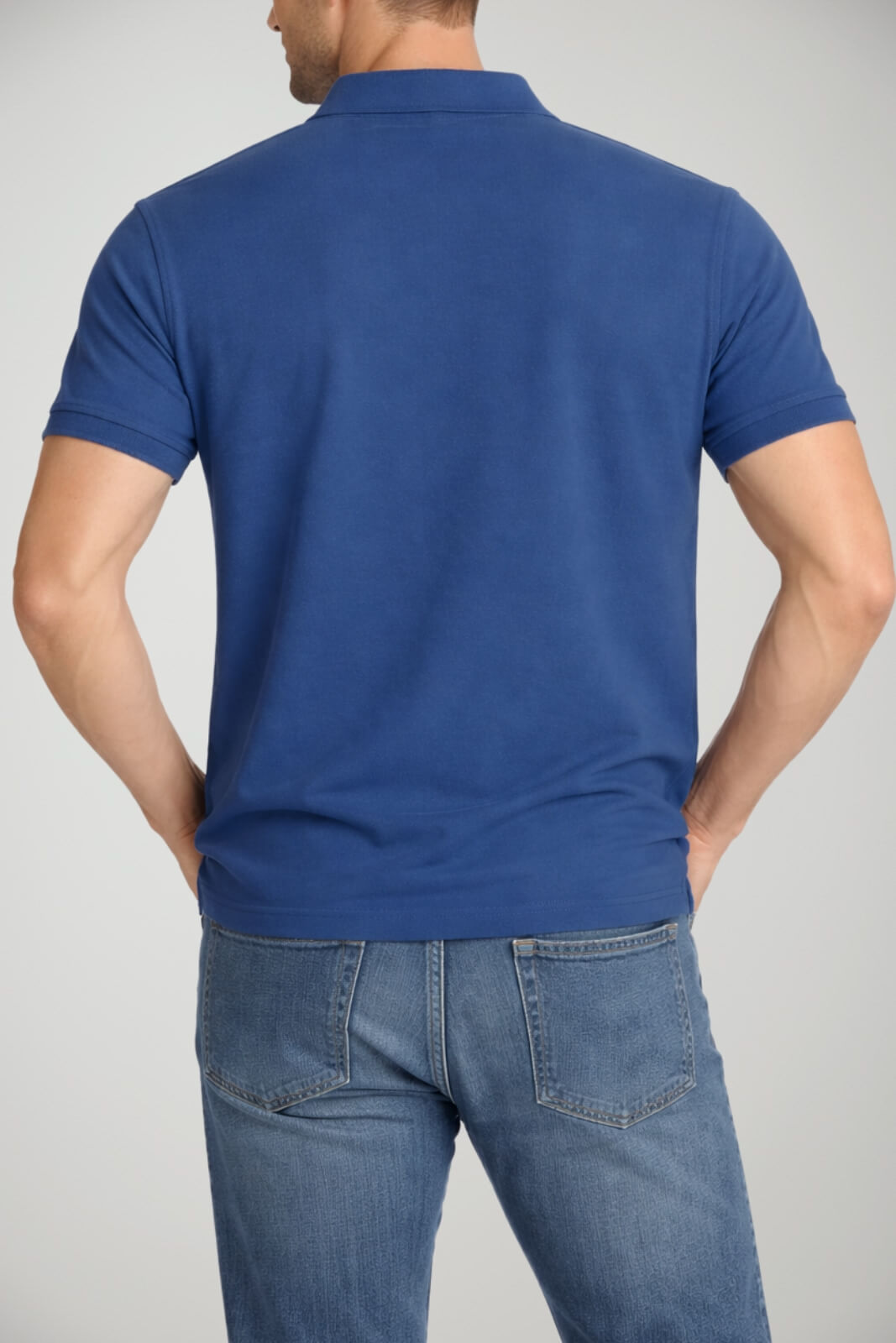 Polo da uomo Brooksfield in piquet a maniche corte con logo