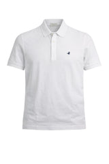 Polo da uomo Brooksfield in piquet di cotone a maniche corte