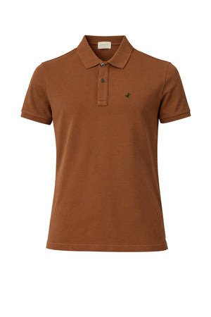 Polo da uomo Brooksfield in pique con logo