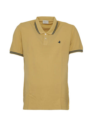 Brooksfield Polo Uomo piquet sabbia fronte