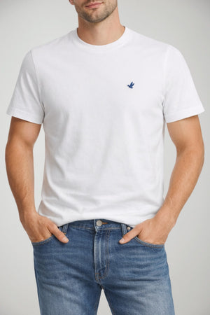 T-shirt da uomo Brooksfield a maniche corte con logo