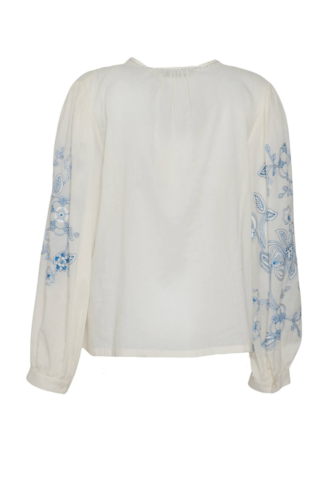 19.70 Blusa de mujer con bordado en contraste