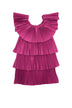 Vestido plisado de tafetán para niña de Liu Jo Milano