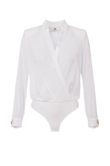 Elisabetta Franchi women's georgette bodysuit