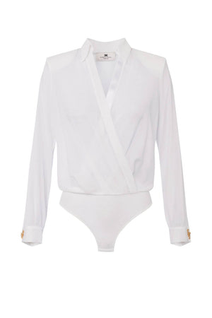 Elisabetta Franchi women's georgette bodysuit